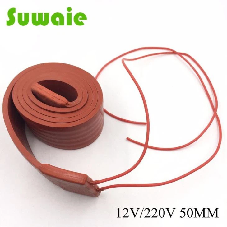 Flexible Silicone Rubber Heating Belt Pipe Heaters